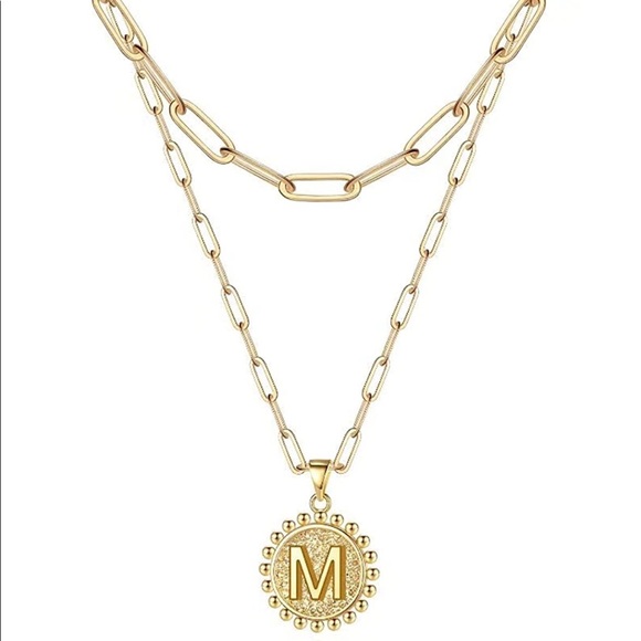 A-Z initial necklaces (GOLD) - Picture 7 of 10